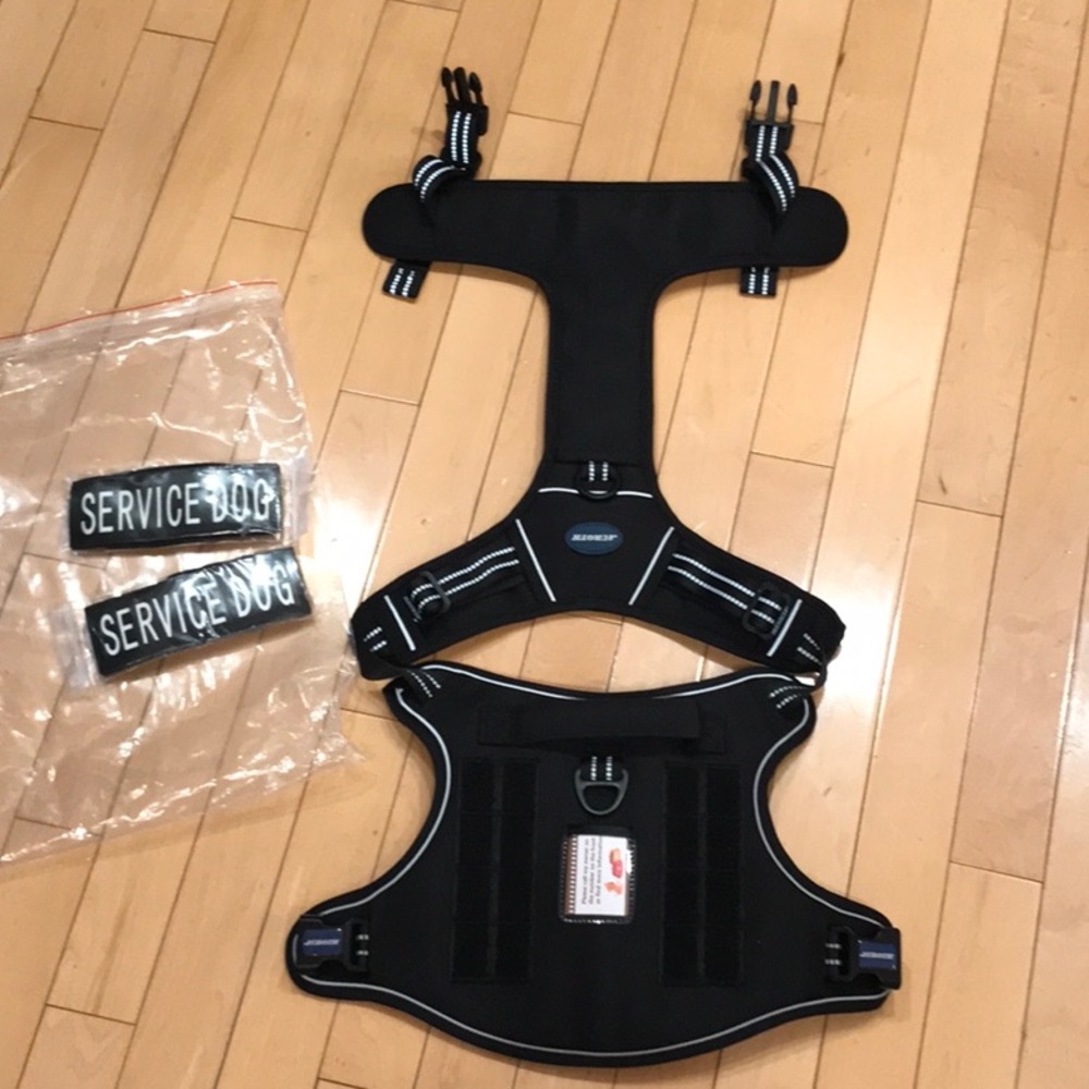 NWOT Auroth Escape Proof Dog Harness- XL - service dog tags